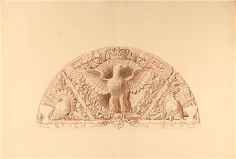 Designs for the spandrels of the Carrousel Arch - Charles Percier