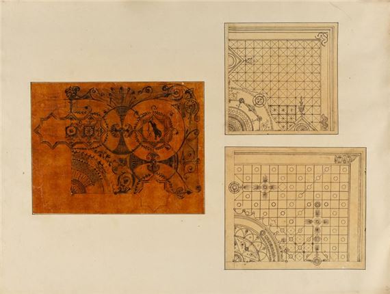 Designs for the future Charles X Museum in the Louvre