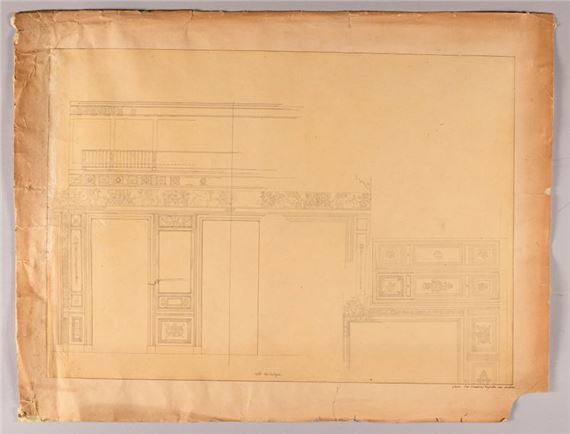 Decorations for the salle des séances royales in the Louvre