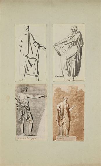 Four Studies of Vatican Statues