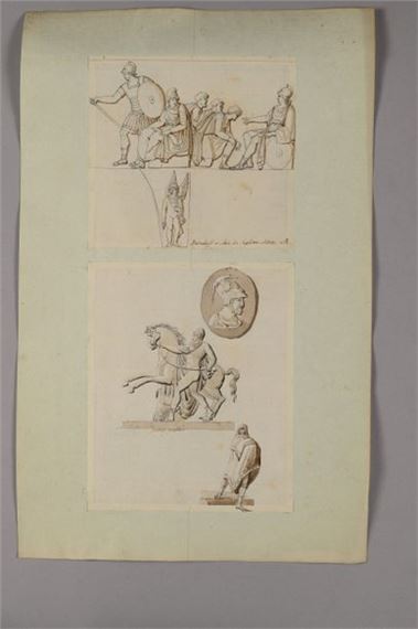 Study of a bas-relief from the Arch of Septimius Severus