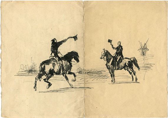 Meeting on a walk - Konstantin Ivanovich Rudakov