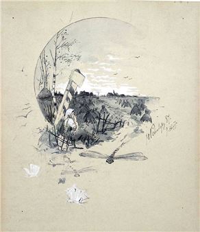 In the field - Julius Yulievich Reinberg