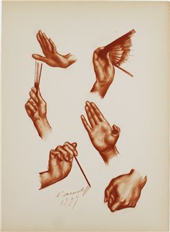 Sheets XVIII and IV from the album &quot;Japanese Theatre (Kabuki)&quot; - Aleksandr Yevgeniyevich Yakovlev