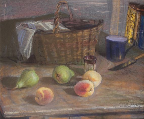 Still life with a basket