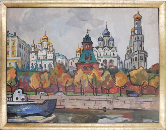 Moscow. Kremlin by Georgy Vasilyevich Khrapak, 1971