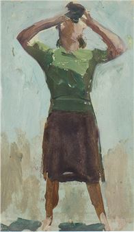 On the field - Nikolai Mikhailovich Romadin