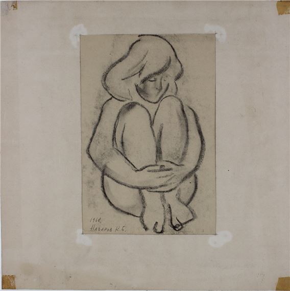 Обнаженная сидит - Konstantin Borisovich Nazarov