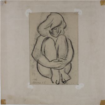 Обнаженная сидит - Konstantin Borisovich Nazarov