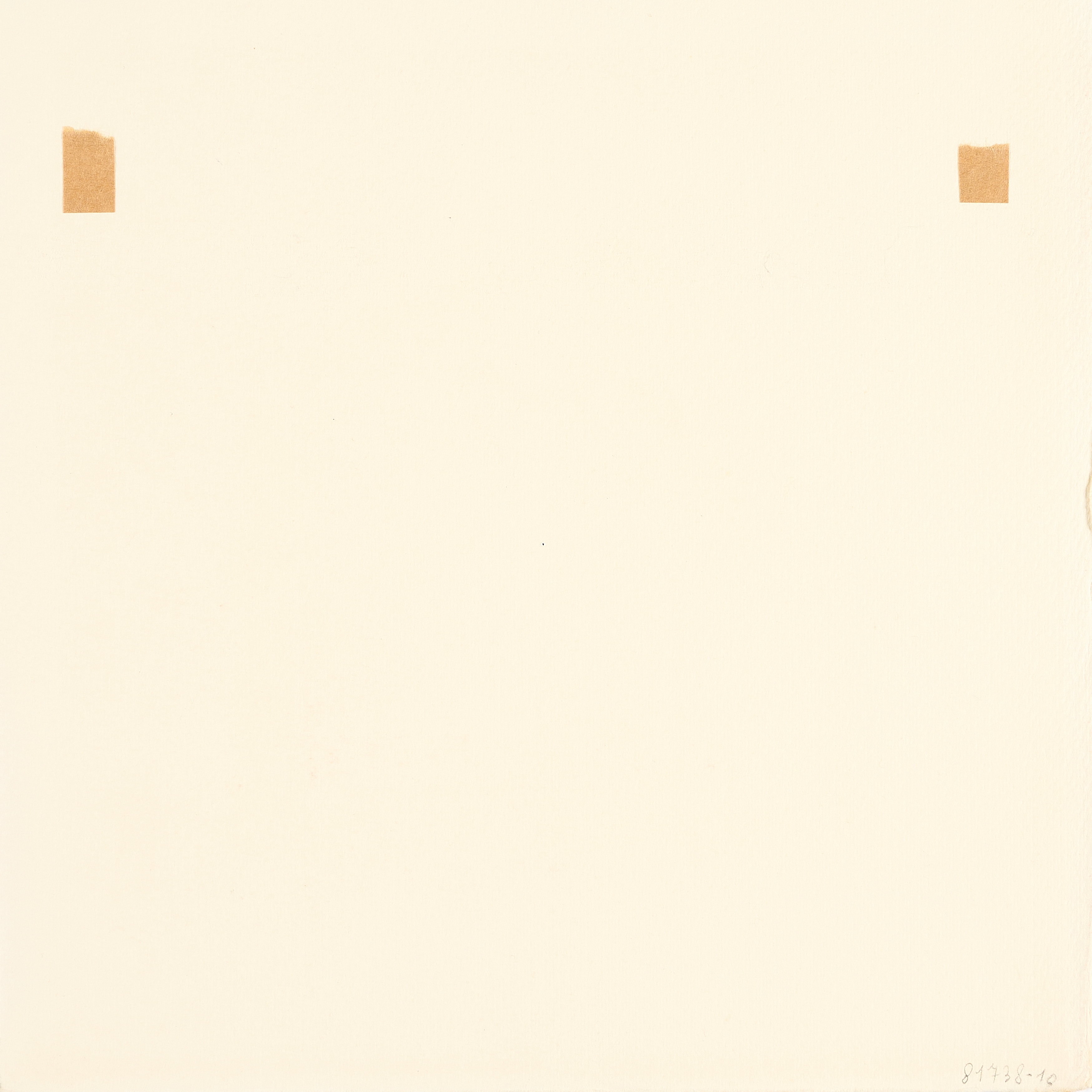 Artwork by Sol LeWitt, Untitled, Made of Gouache On Laid Card