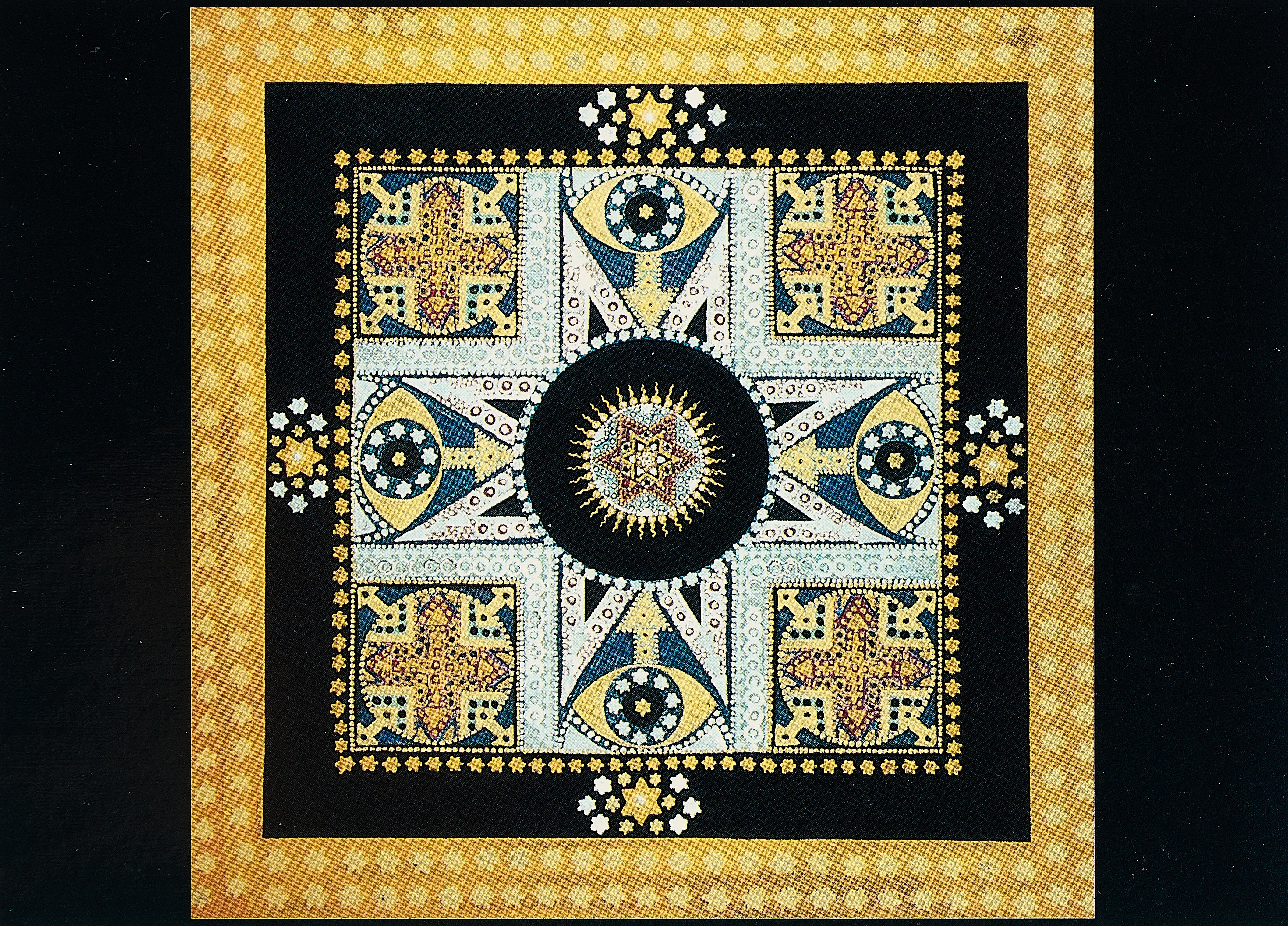 Artwork by Sol LeWitt, Mixed lot of 4 drawings, Made of Ink On Postcard Verso