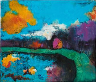 Wiesenweg am Teich - Helmuth Nötzoldt