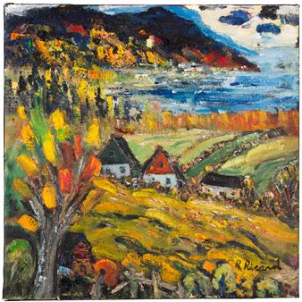 Septembre à Baie St-Paul - Roger Ricard