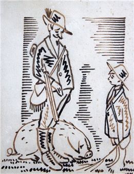 Paper, ink, 11x8 - Niklavs Strunke