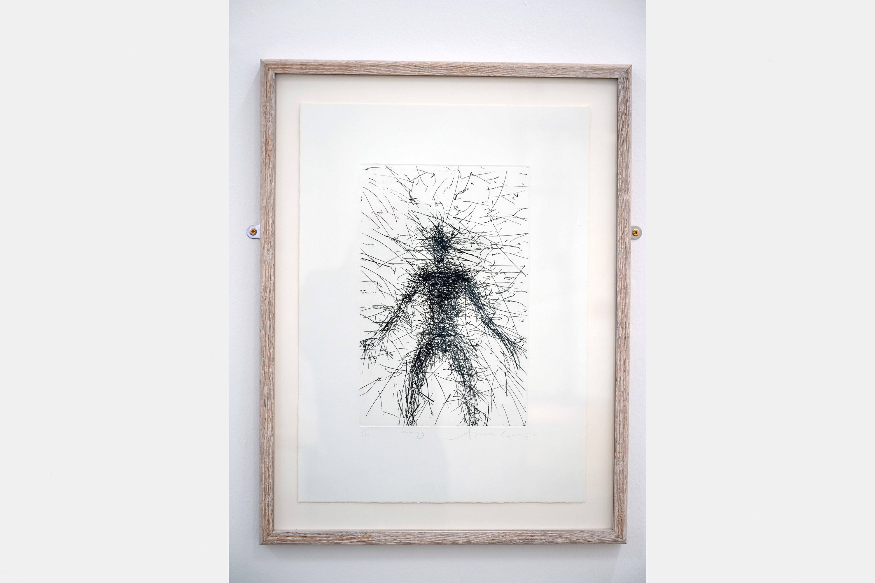 Artwork by Antony Gormley, Energy, Made of Etching