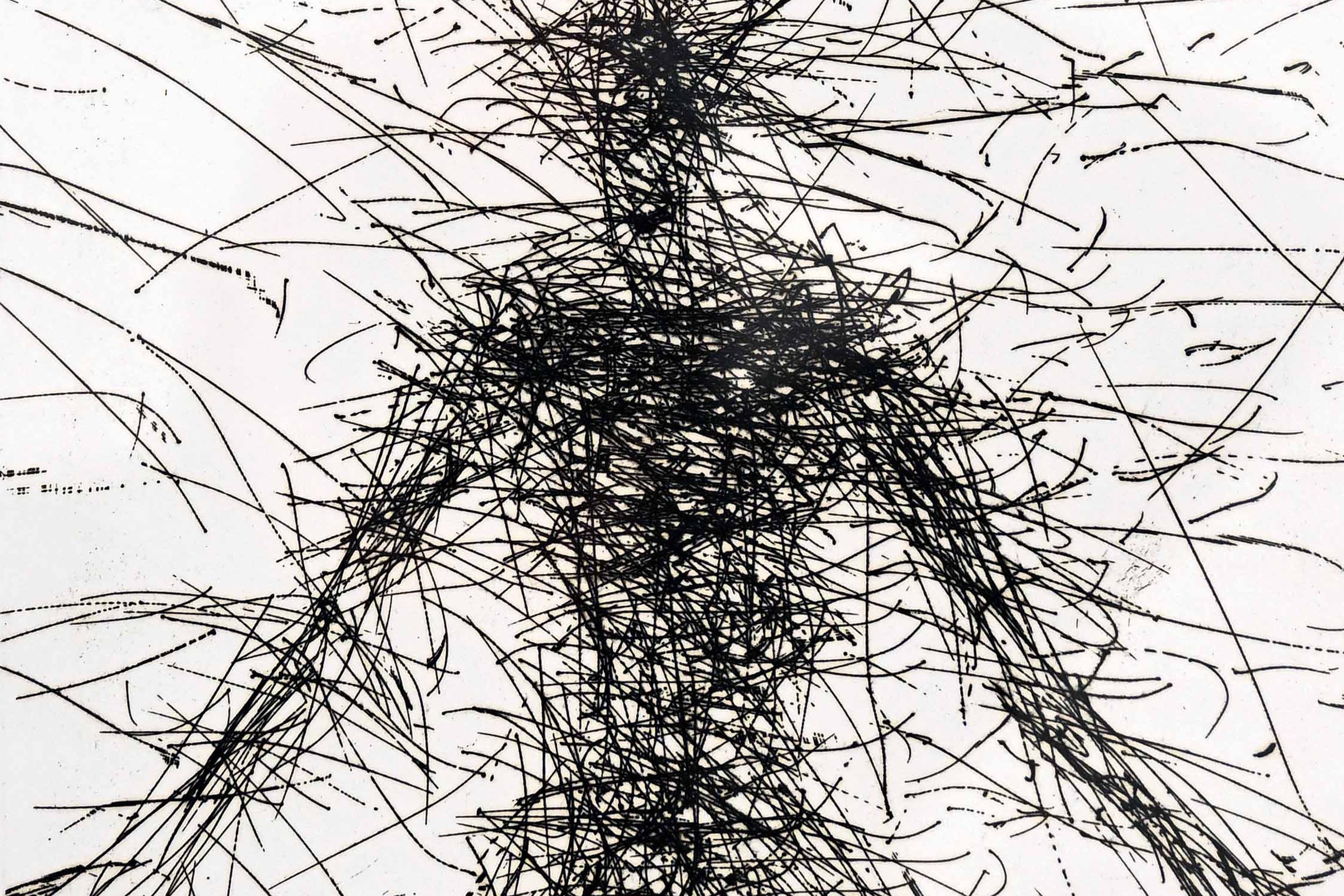 Artwork by Antony Gormley, Energy, Made of Etching