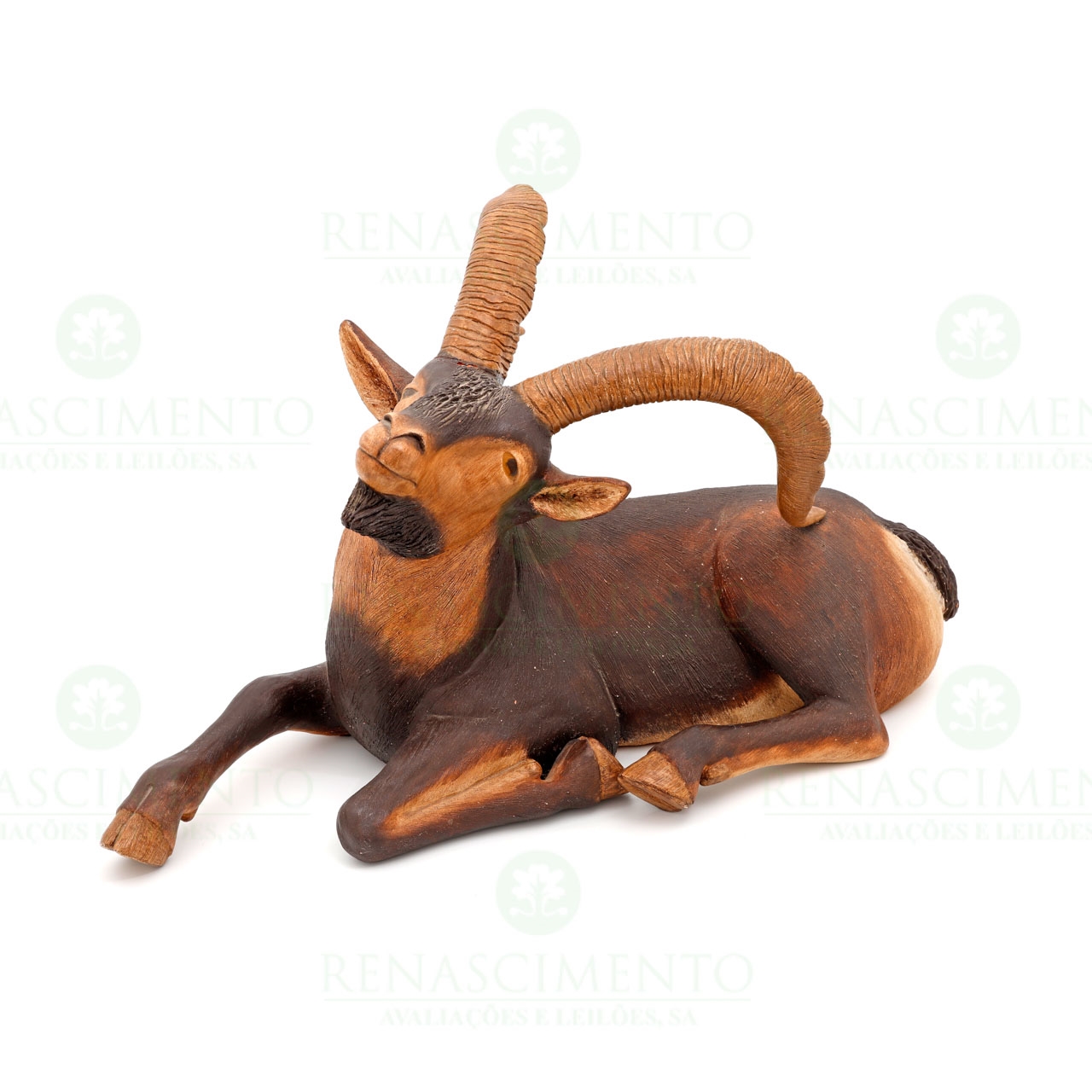 Artwork by Luís Valadares, CABRA HISPÂNICA, Made of terracota