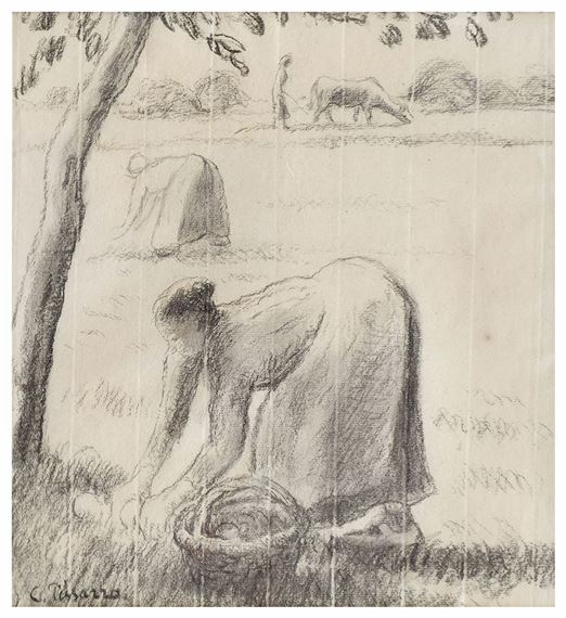 Les glaneuses - Camille Pissarro