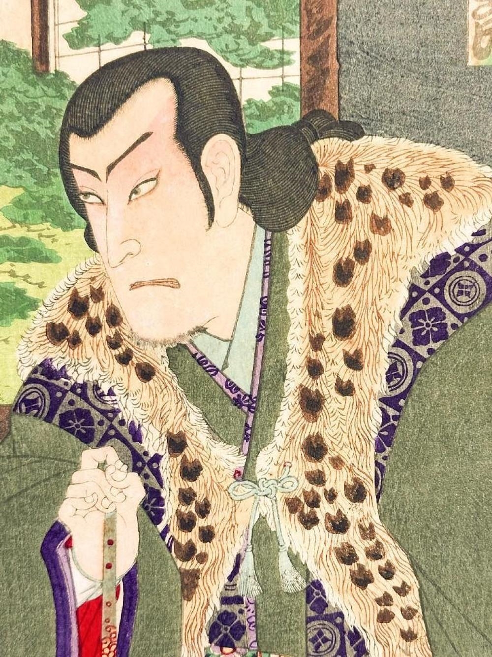 Artwork by Utagawa Toyokuni, Japanese Color Woodblock Print, Made of Japanese Color Woodblock Print