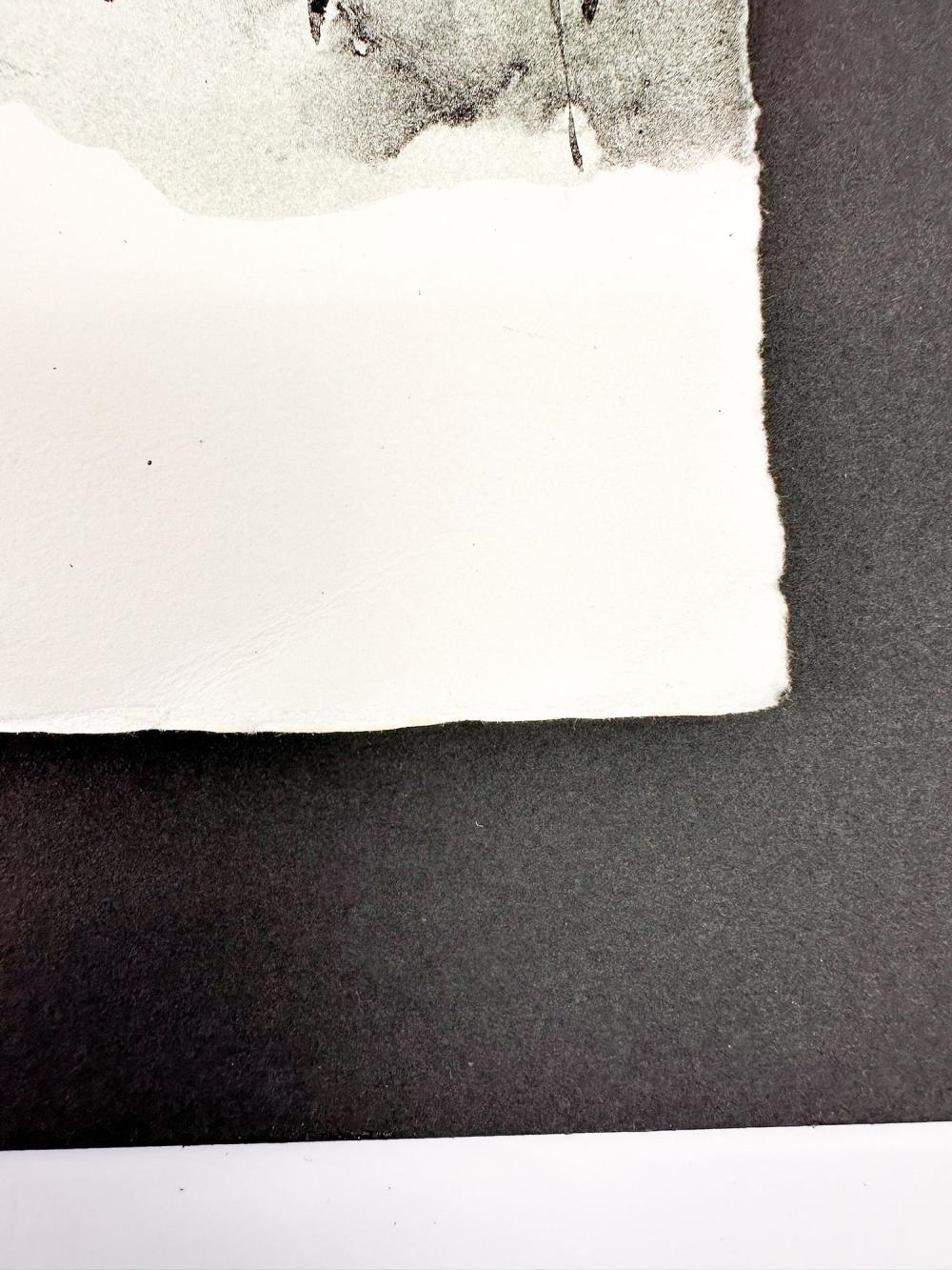 Artwork by Zhang Daqian, Temple in the Mountains, Made of Lithograph