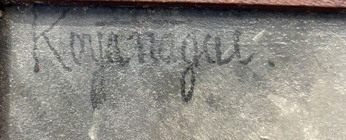 Artwork by Sei Koyanagui, Tulips in a pot, Made of Oil On Canvas