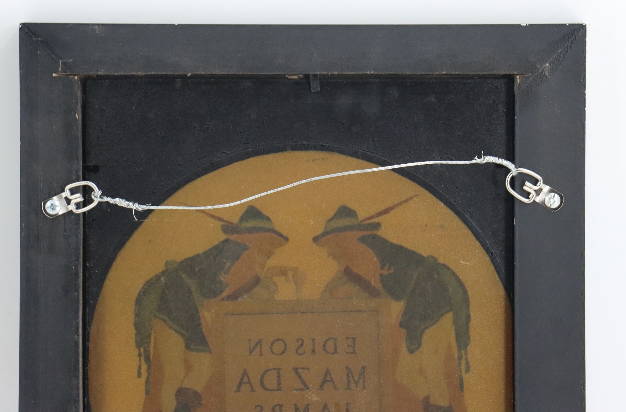 Artwork by Maxfield Parrish, Maxfield Parrish Designed Mazda Lamps Advertising on Glass, Made of Advertising On Glass