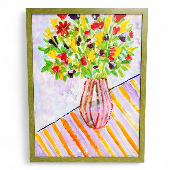 STILL LIFE OF FLOWERS IN A VASE