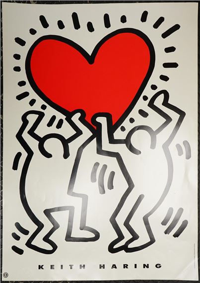 Red Heart - Keith Haring