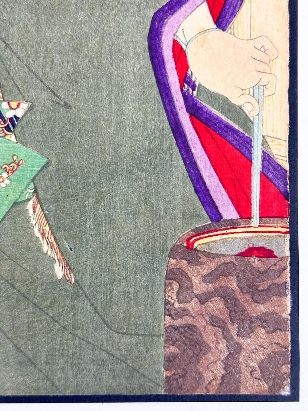 Artwork by Utagawa Toyokuni, Japanese Color Woodblock Print, Made of Japanese Color Woodblock Print