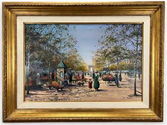 Les Champs-Elysees En Automne - Jean Faurege