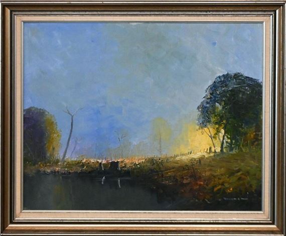 SUNSET AT GEMBROOK by Ronald Elliot Bull, 1979