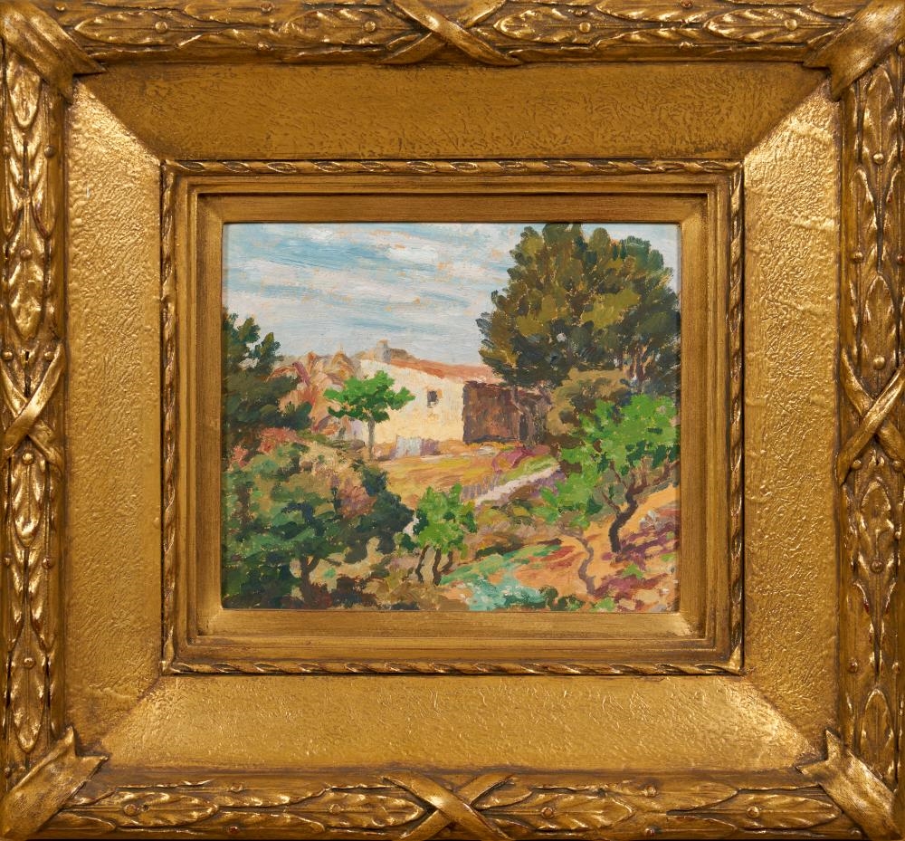 Rupert Bunny | A farmhouse in the south of France | MutualArt