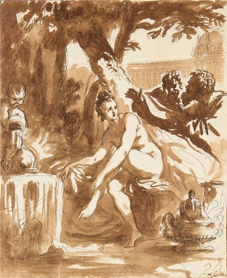 Susanna and the Elders by Pierre Lélu