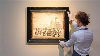 LS Lowry rugby painting could fetch £3m at auction