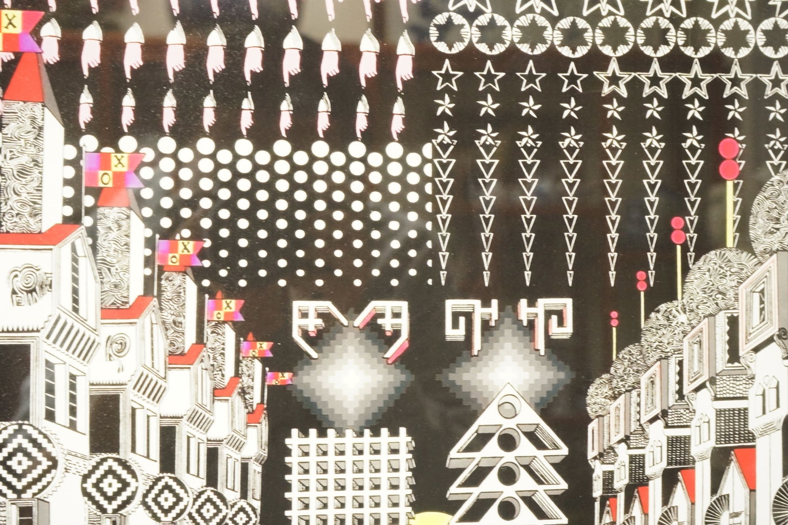 Artwork by Pedro Friedeberg, La Nariz de Cleopatra, Made of Color Serigraph