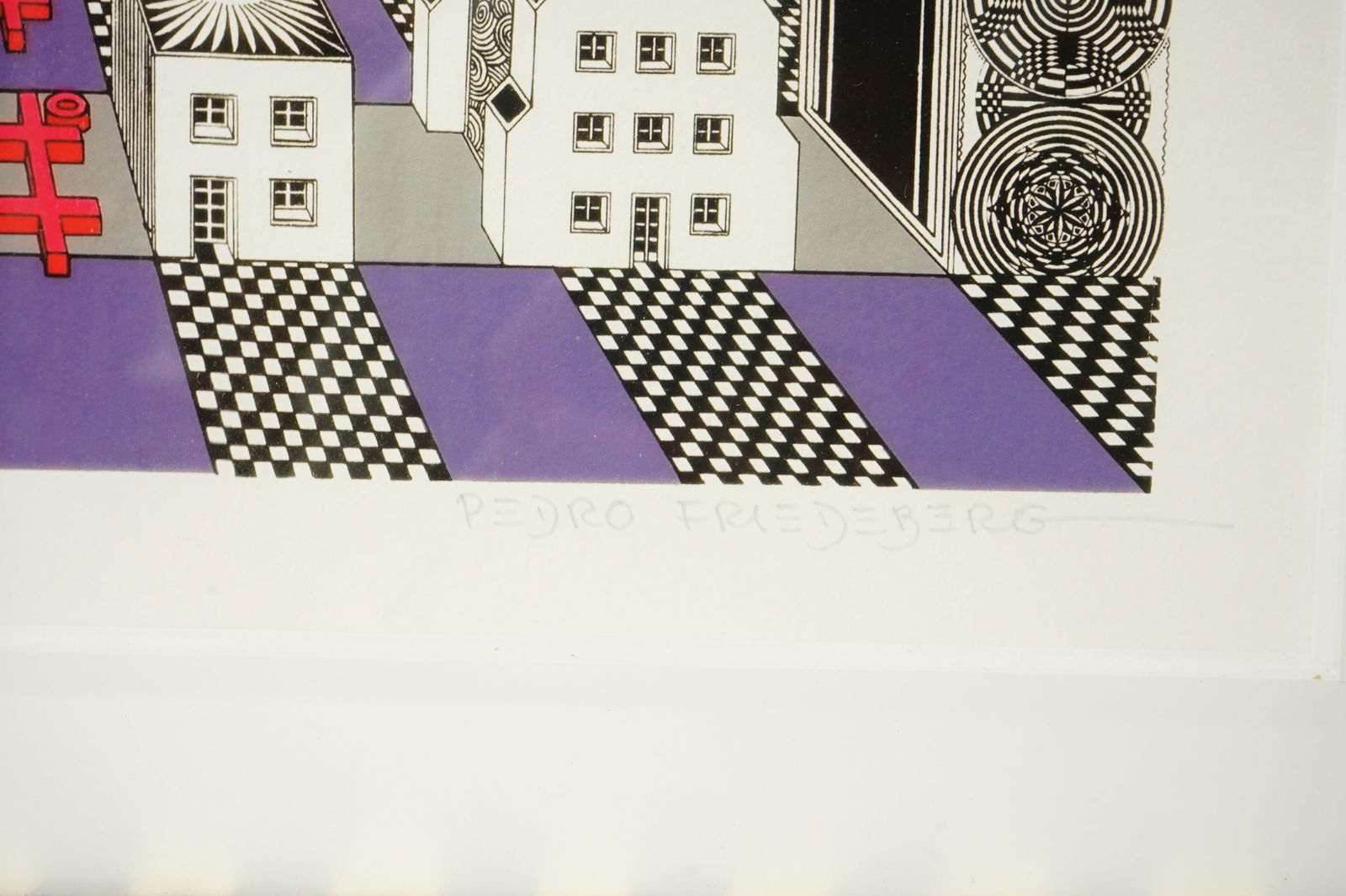 Artwork by Pedro Friedeberg, La Nariz de Cleopatra, Made of Color Serigraph