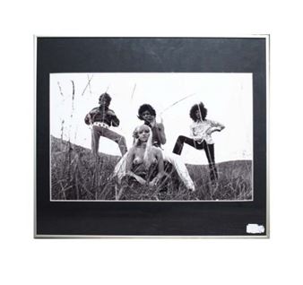 JIMI HENDRIX WITH MITCHELL AND REDDING PHOTOGRAPH, CA 1970 - Jimi Hendrix