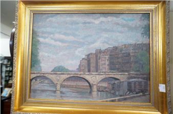 Paris Bridge Scene - Ernest Moulines