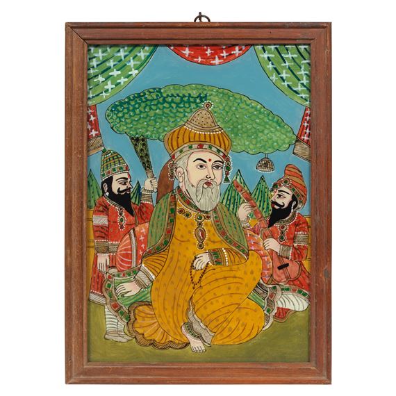 Indian School, 20th Century | Guru Nanak with Bala and Mardana; Guru ...