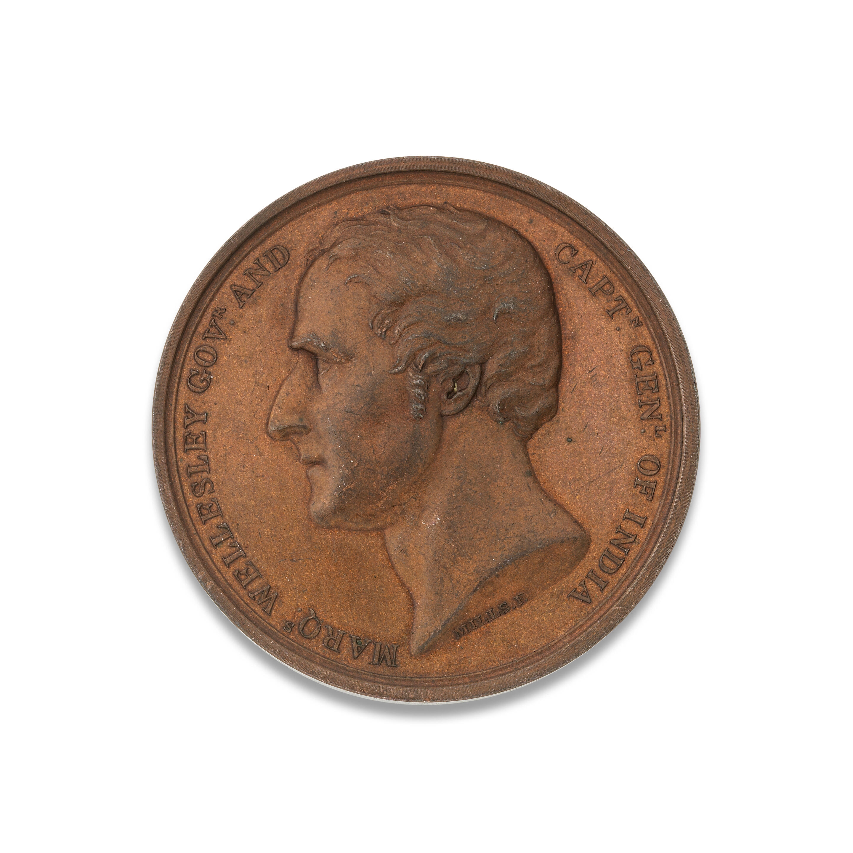 Artwork by James Mudie, Medal commemorating the Capture of Seringapatam, Made of Bronze