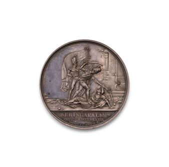 Medal commemorating the Capture of Seringapatam - James Mudie