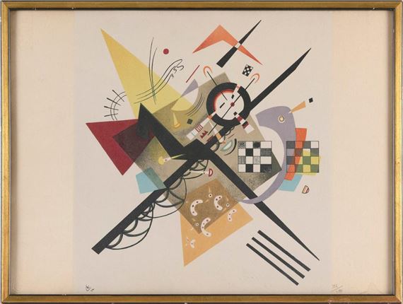 Auf Weiss II - Wassily Kandinsky