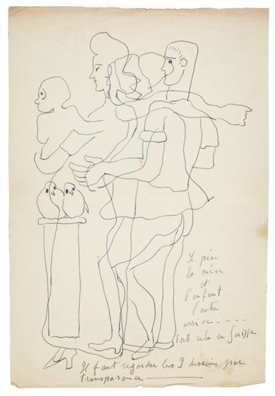 Dessins et textes de Picabia. S.l. [Alès] : PAB, 1952. - Francis Picabia