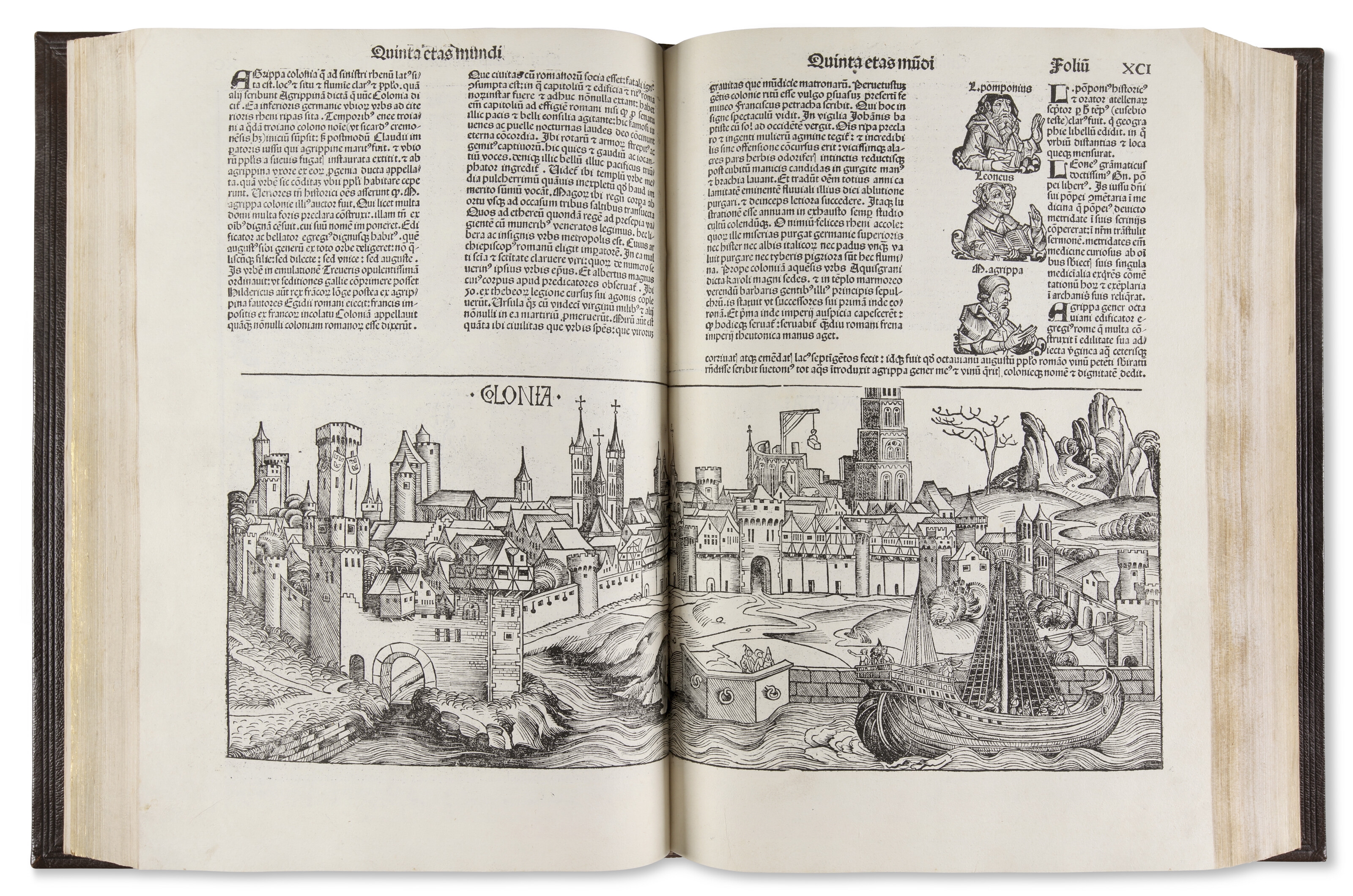 Artwork by Michael Wolgemut, Hartmann Schedel, Wilhelm Pleydenwurff, Liber chronicarum. Nuremberg : Anton Koberger, 12 juillet 1493., Made of woodcuts