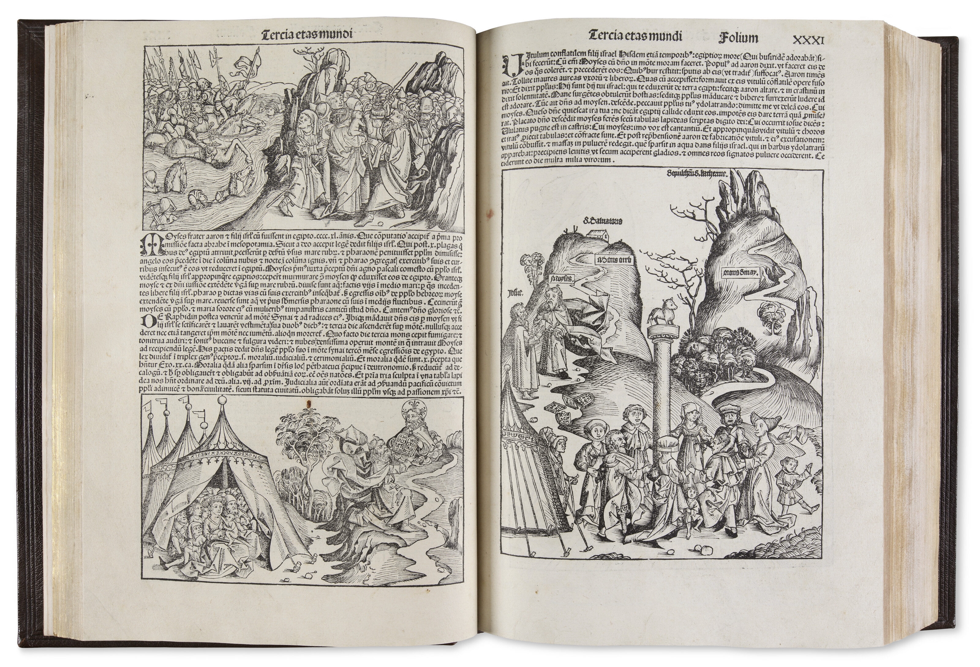 Artwork by Michael Wolgemut, Hartmann Schedel, Wilhelm Pleydenwurff, Liber chronicarum. Nuremberg : Anton Koberger, 12 juillet 1493., Made of woodcuts