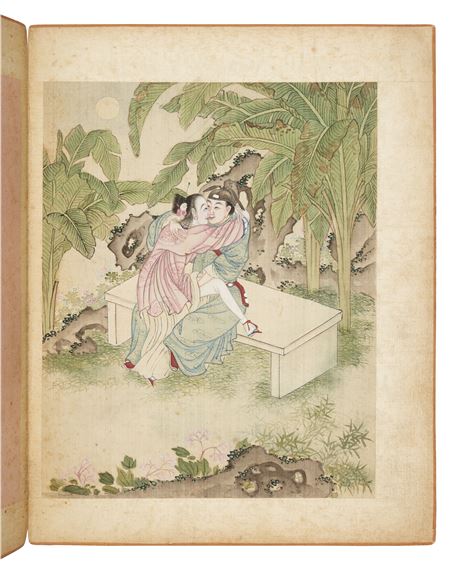 Deux albums de peintures érotiques. Chine, dynastie Qing, XIXe siècle. - Chinese School, 19th Century