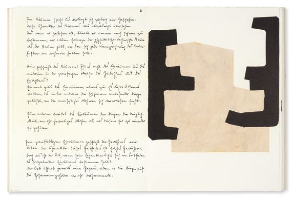 Die Kunst und der Raum. L'art et l'espace. St. Gallen : Erker-Presse, 1969. - Eduardo Chillida