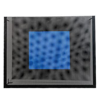 Light Blue Over Black