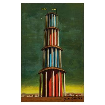 La grande torre - Giorgio de Chirico