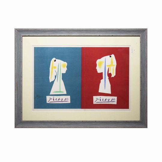 Artwork by Pablo Picasso, PORTRAIT OF SYLVETTE, Made of Lithograph